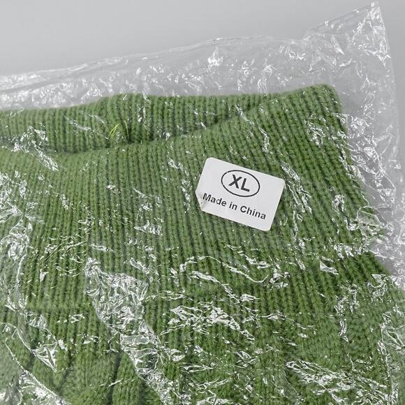 Pet Dog Sweater XL Green Cable Knit Turtleneck Christmas Holiday Winter - Picture 5 of 9